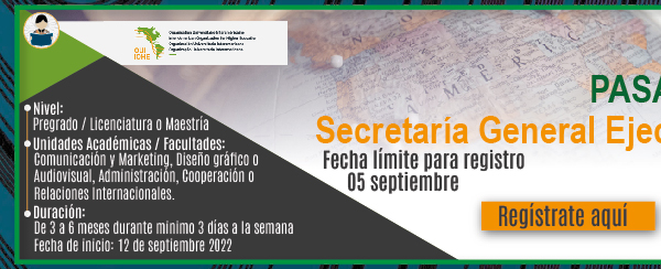 Pasantía Virtual – Secretaría General Ejecutiva de la OUI (Registro)